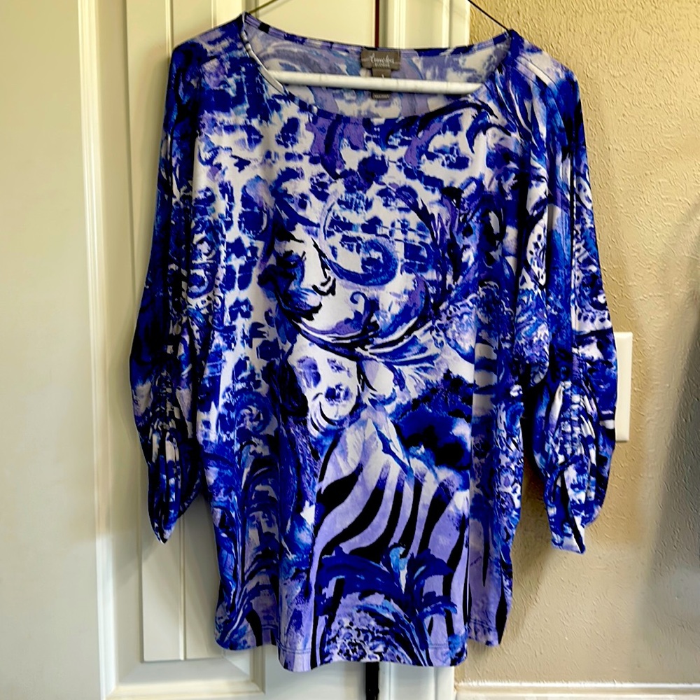 Chicos Travelers Multi-colored Blouse